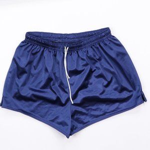 NOS 80s Mens Large Silky Running Soccer Shorts USA